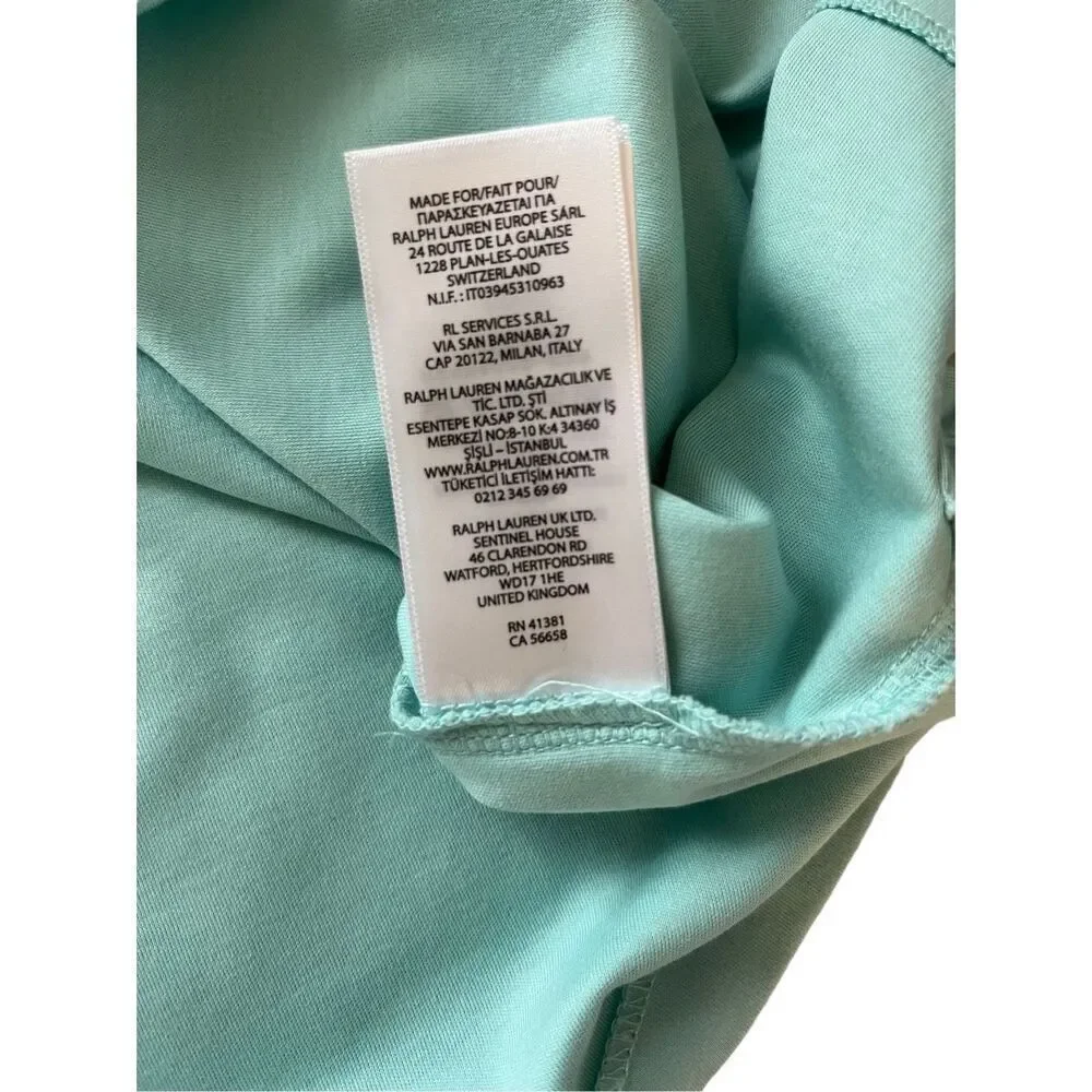 Ralph Lauren light blue cotton polo shirt - 2XLT